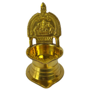 Brass Gajalakshmi Diya Medium